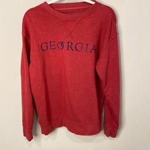 Red Georgia Sweatshirts